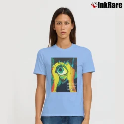 Women’s Koloa Rum Skull Graphic Tiki Signature T-Shirt in light blue | Soft, Flattering Fit