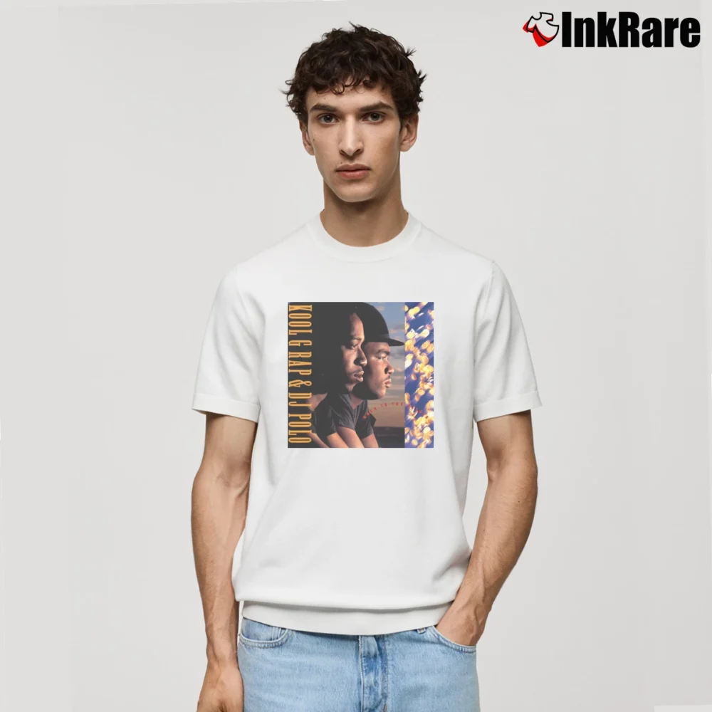 Men’s Kool G Rap DJ Polo Classic T-Shirt in white | Soft, Breathable Everyday Wear