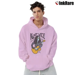 Men’s kurt vile and the violators vintage style Pullover Hoodie in light pink | Cozy, Durable, Modern Fit