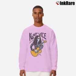 Men’s kurt vile and the violators vintage style Long-Sleeve Shirt in light pink | Sleek, Lightweight, Year-Round Wear