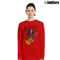 Women’s kurt vile and the violators vintage style Long-Sleeve Top in red | Sleek, Versatile, All-Season
