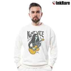 Men’s kurt vile and the violators vintage style Crewneck Sweatshirt in white | Cozy Fabric, Clean Style