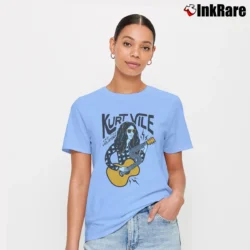 Women’s kurt vile and the violators vintage style Signature T-Shirt in light blue | Soft, Flattering Fit
