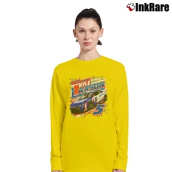 Women’s Kyle Larson 5 Car Long-Sleeve Top in yellow | Sleek, Versatile, All-Season