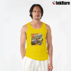 Men’s Kyle Larson 5 Car Tank Top in yellow | Breathable, Active-Friendly Design