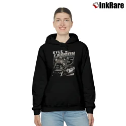 Women’s Kyle Larson Burnout Cozy Hoodie in black | Warm, Structured, Stylish