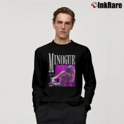Men’s kylie minogue retro pop music Long-Sleeve Shirt in black | Sleek, Lightweight, Year-Round Wear