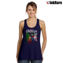 Women’s Labrador Avengers Marvel Parody Tank Top in navy | Lightweight, Movement-Friendly