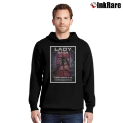 Men’s Lady Gaga Chromatica Pullover Hoodie in black | Cozy, Durable, Modern Fit
