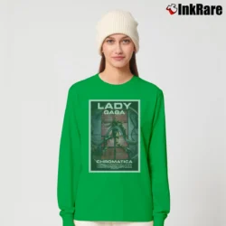 Women’s Lady Gaga Chromatica Long-Sleeve Top in irish green | Sleek, Versatile, All-Season