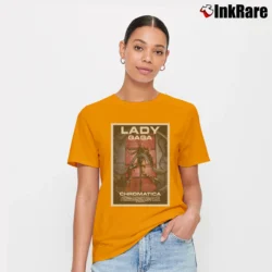 Women’s Lady Gaga Chromatica Signature T-Shirt in orange | Soft, Flattering Fit