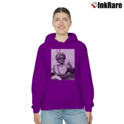 Women’s Lady Gaga Finger Bird Pokerface Cozy Hoodie in purple | Warm, Structured, Stylish