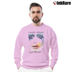Men’s Lady Gaga Tour Concert Music Crewneck Sweatshirt in light pink | Cozy Fabric, Clean Style