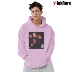 Men’s Lakers Deathrow Style Pullover Hoodie in light pink | Cozy, Durable, Modern Fit