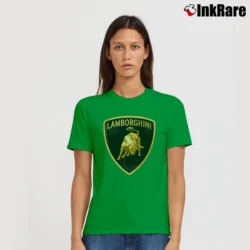 Women’s Lamborghini Logo Graphic Signature T-Shirt in irish green | Soft, Flattering Fit