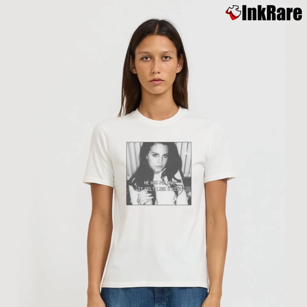 Women’s Lana Del Rey Ultraviolence Born To Die Signature T-Shirt in white | Soft, Flattering Fit