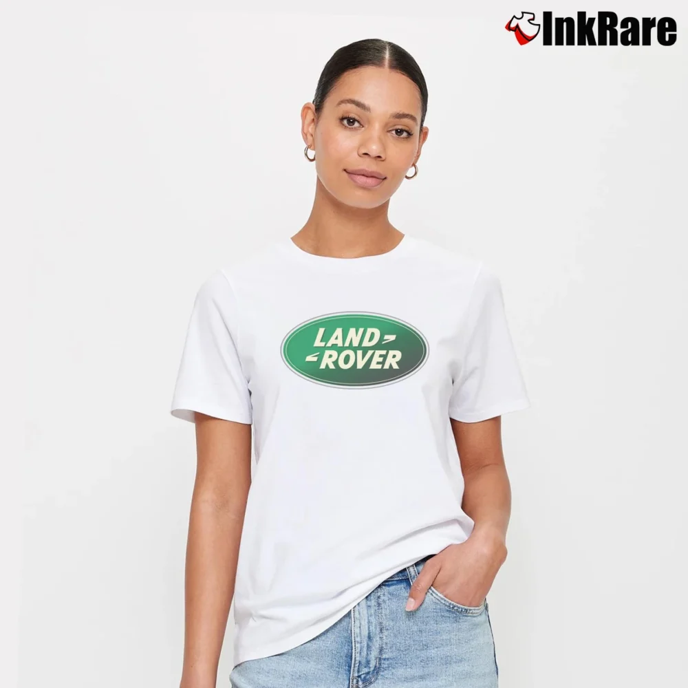 Women’s Land Rover Logo Graphic Signature T-Shirt in white | Soft, Flattering Fit