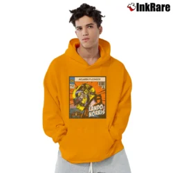 Men’s lando norris mclaren f1 comics for Formula 1 Fans Pullover Hoodie in orange | Cozy, Durable, Modern Fit