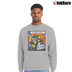 Men’s lando norris mclaren f1 comics for Formula 1 Fans Crewneck Sweatshirt in sport grey | Cozy Fabric, Clean Style