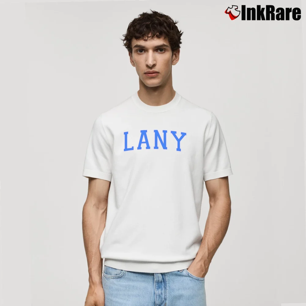 Men’s Lany Varsity Graphic Classic T-Shirt in white | Soft, Breathable Everyday Wear