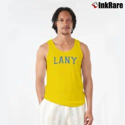 Men’s Lany Varsity Graphic Tank Top in yellow | Breathable, Active-Friendly Design