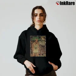 Women’s larry bird boston celtics pride for True NBA Fans Cozy Hoodie in black | Warm, Structured, Stylish