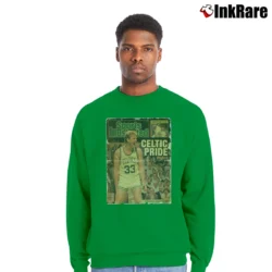 Men’s larry bird boston celtics pride for True NBA Fans Crewneck Sweatshirt in irish green | Cozy Fabric, Clean Style