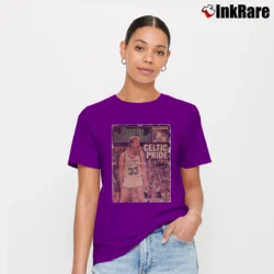 Women’s larry bird boston celtics pride for True NBA Fans Signature T-Shirt in purple | Soft, Flattering Fit