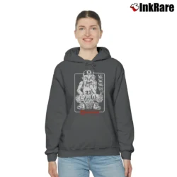 Women’s Larry Bird Converse NBA Cartoon Cozy Hoodie in charcoal | Warm, Structured, Stylish