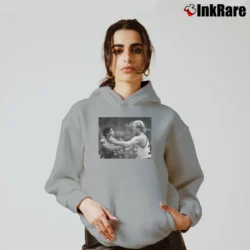 Women’s Larry Bird Dr J Celtics Sixers Cozy Hoodie in sport grey | Warm, Structured, Stylish