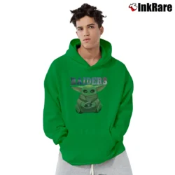 Men’s Las Vegas Raiders Baby Yoda Star Wars Football Pullover Hoodie in irish green | Cozy, Durable, Modern Fit