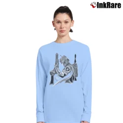 Women’s Las Vegas Raiders Boba Fett Star Wars NFL Long-Sleeve Top in light blue | Sleek, Versatile, All-Season