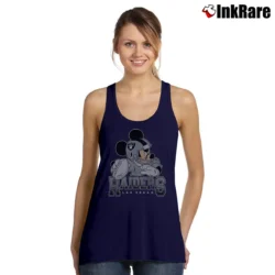 Women’s Las Vegas Raiders Disney Mickey Mouse Quarterback Tank Top in navy | Lightweight, Movement-Friendly