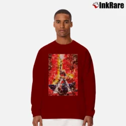 Men’s Last Shooting Rx78 Mobile Suit Gundam Long-Sleeve Shirt in maroon | Sleek, Lightweight, Year-Round Wear