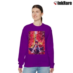 Women’s Last Shooting Rx78 Mobile Suit Gundam Relaxed Sweatshirt in purple | Soft, Laid-Back Vibe