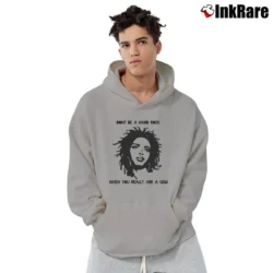 Men’s Lauryn Hill Dont Be A Hard Rock Retro Style Pullover Hoodie in sport grey | Cozy, Durable, Modern Fit