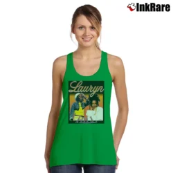 Women’s Lauryn Hill Graphic Music Tank Top in irish green | Lightweight, Movement-Friendly