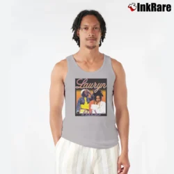 Men’s Lauryn Hill Graphic Music Tank Top in sport grey | Breathable, Active-Friendly Design