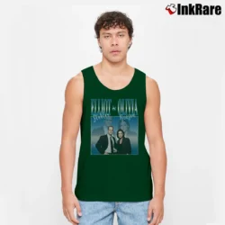 Men’s Law And Order Elliot Stabler Olivia Benson Tank Top in forest green | Breathable, Active-Friendly Design