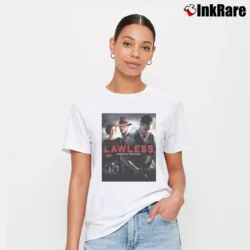 Women’s Lawless Movie Poster Bluray Dvd Signature T-Shirt in white | Soft, Flattering Fit