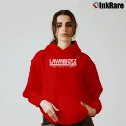 Women’s Lawnboyz Penn State Cozy Hoodie in red | Warm, Structured, Stylish