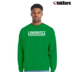 Men’s Lawnboyz Penn State Crewneck Sweatshirt in irish green | Cozy Fabric, Clean Style