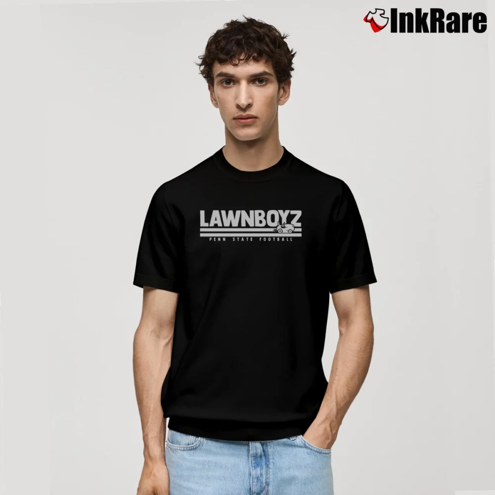 Men’s Lawnboyz Penn State Classic T-Shirt in black | Soft, Breathable Everyday Wear