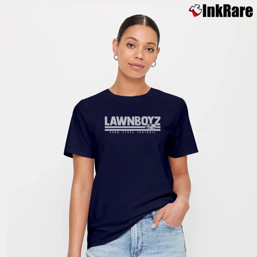 Women’s Lawnboyz Penn State Signature T-Shirt in navy | Soft, Flattering Fit