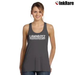 Women’s Lawnboyz Penn State Tank Top in charcoal | Lightweight, Movement-Friendly