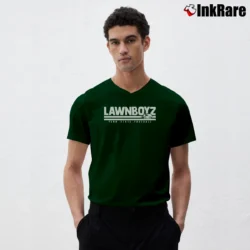 Men’s Lawnboyz Penn State V-Neck Tee in forest green | Sharp, Breathable, Everyday Staple