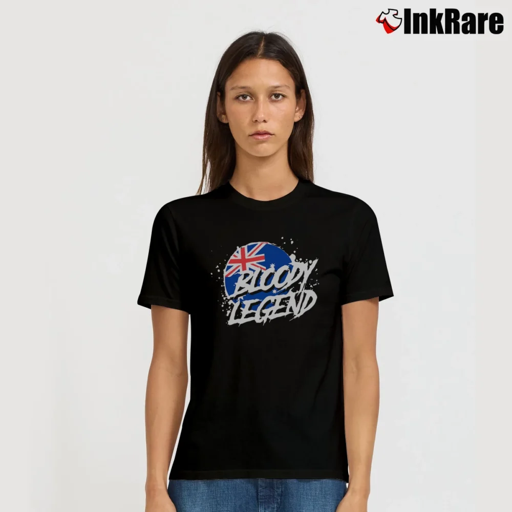 Women’s Lazarbeam Bloody Legend Signature T-Shirt in black | Soft, Flattering Fit