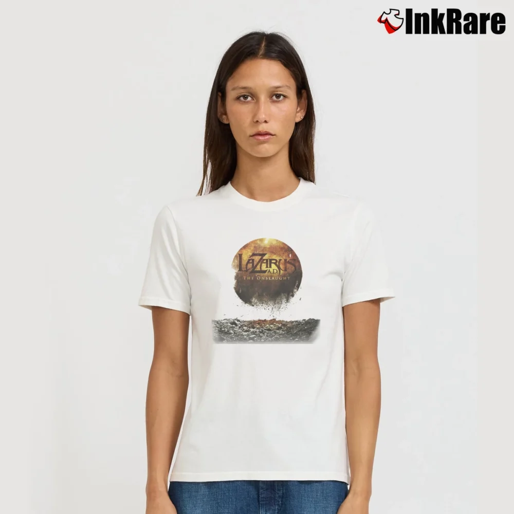Women’s Lazarus A.d. Signature T-Shirt in white | Soft, Flattering Fit