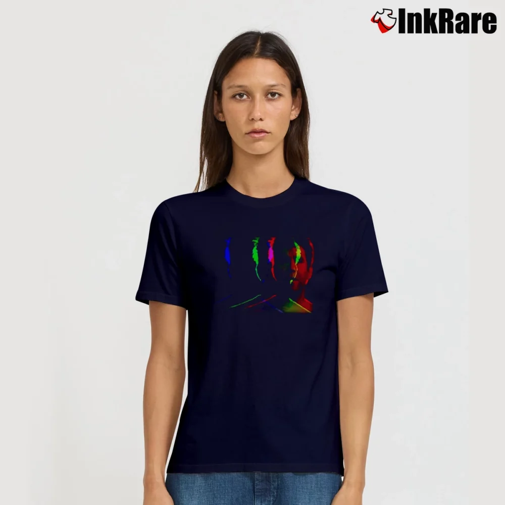 Women’s LCD Soundsystem Dance Punk Drunk Girls Signature T-Shirt in navy | Soft, Flattering Fit
