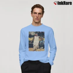 Men’s LeBron James And Bronny James Long-Sleeve Shirt in light blue | Sleek, Lightweight, Year-Round Wear